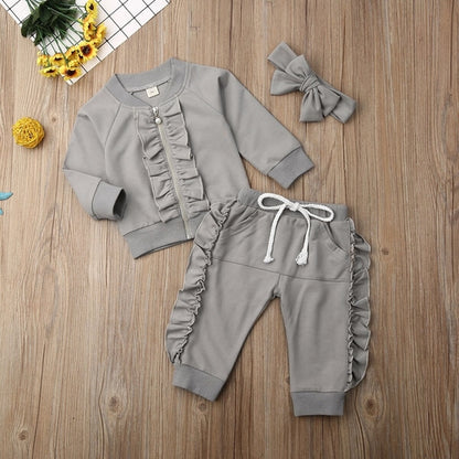 Toddler Baby Girl Winter Clothes Sets 3pcs 1 6Y