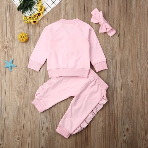 Toddler Baby Girl Winter Clothes Sets 3pcs 1 6Y