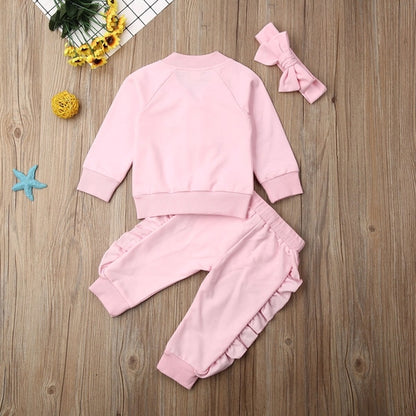 Toddler Baby Girl Winter Clothes Sets 3pcs 1 6Y