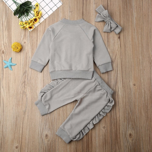 Toddler Baby Girl Winter Clothes Sets 3pcs 1 6Y