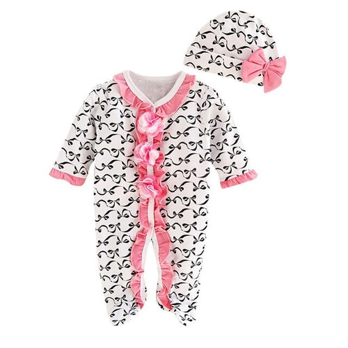Toddler Girl Winter Clothes Cotton Full Sleeve Bow
