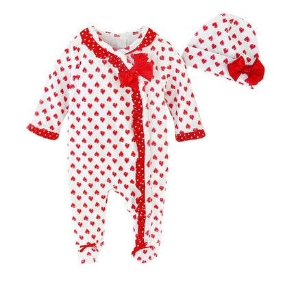 Toddler Girl Winter Clothes Cotton Full Sleeve Bow
