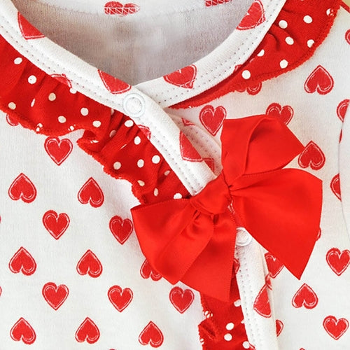 Toddler Girl Winter Clothes Cotton Full Sleeve Bow