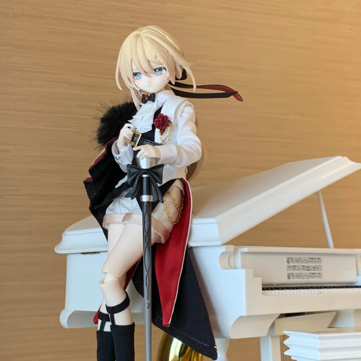 Genuine Good Night Ojosama Series Rose Butler Special 1/6 Action Figure Bjd Hang Card Doll Model Desktop Decoration Collect Gift