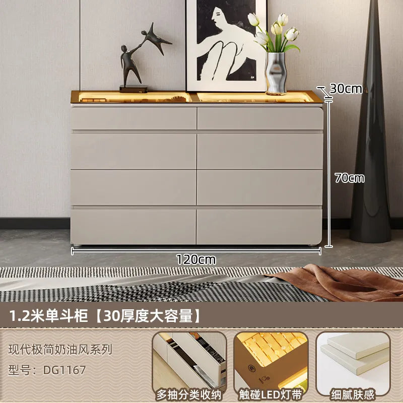 Nordic Cream Style Walk in Closet Island Cabinet Freestanding Jewelry Island Display Cabinet Bedroom Luxury Furniture FYMS