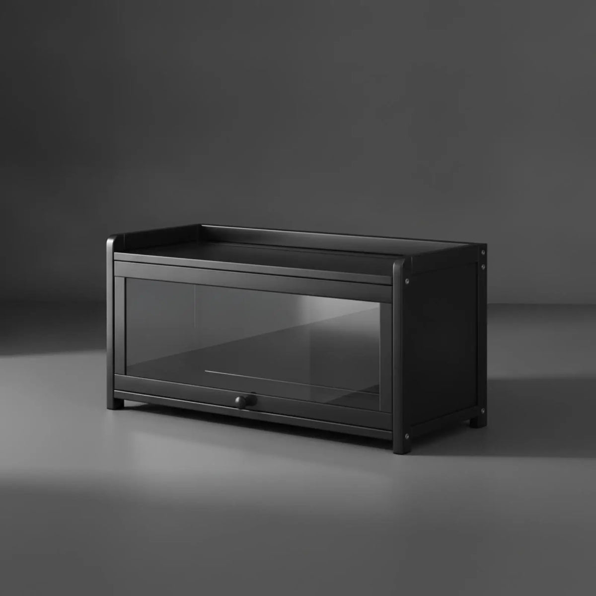 Clear Acrylic Storage Cabinet Shelf with Drawer for Kitchen Counter Display and Dustproof Organizer