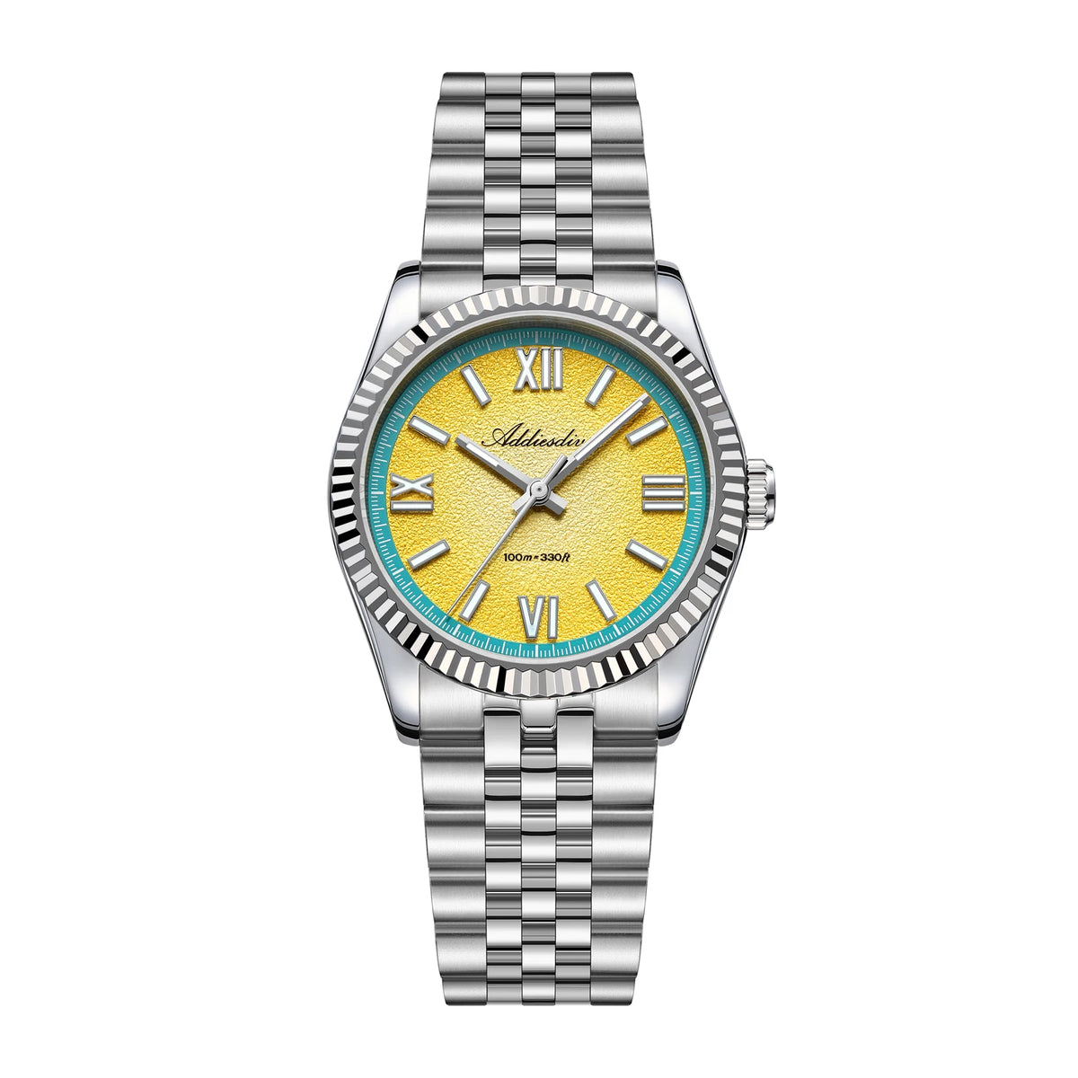 ADDIESDIVE Hight Quality Sapphire Glass 10Bar Waterproof Watches 316L Stainless Steel BGW9 Super Luminous Wristwatches for Women