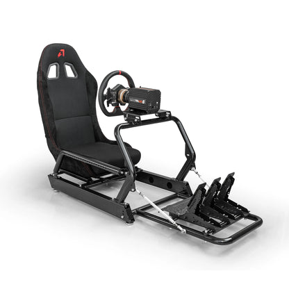 AZRACING INSPIRE Sim Racing Cockpit Standard Seat Version - 7 Years of Sim Racing Expertise, Heavy-Duty High-Carbon Steel Frame,