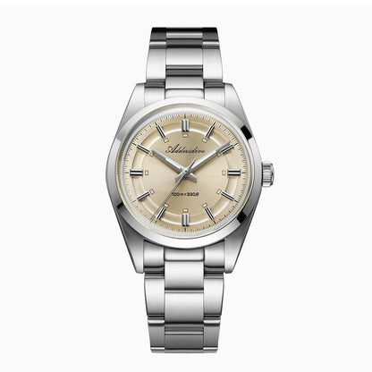 ADDIESDIVE Super Luminous Japan VH31 Ladies Watches 10Bar Waterproof Bubble Mirror Glass Quartz Watch Stainless Steel Wristwatch