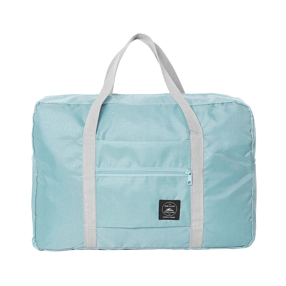 Foldable Large Capacity Travel Duffel Bag Portable Carry On Boarding Luggage Clothes Storage Handbag for Travel Moving Picnic