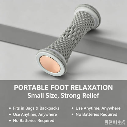 Plastic Manual Foot Roller Massage Ball Plantar Fascia Massager Yoga Foot Roller Relieve Foot Soreness Muscle Relax Tool