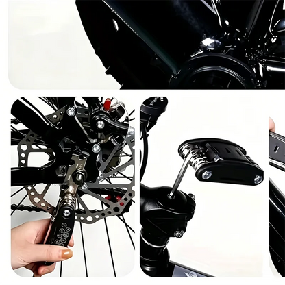 16-in-1 Socket Wrench Set, Non-Slip Rotating Head. Durable Stainless Steel for Home & Car Repairs. Easy & Universal Tool.