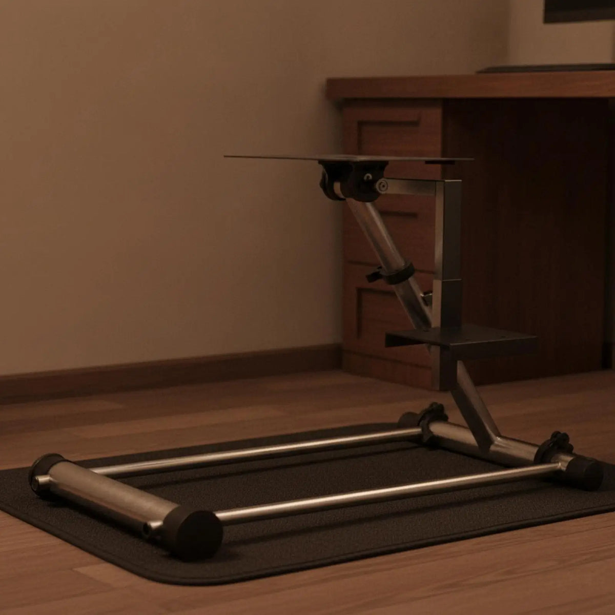 Steering Wheel Stand with Pedal Plate Compatible for Game Rooms