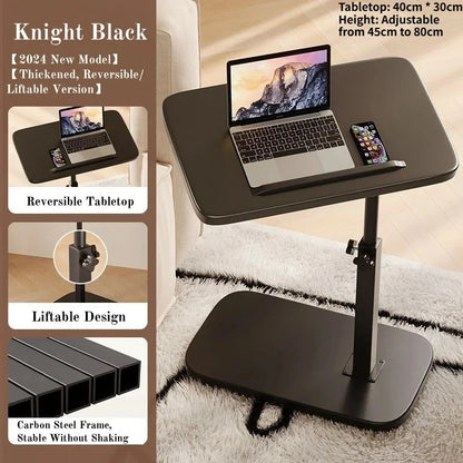 Portable Adjustable Folding Side Table/Laptop Desk, for Home Office, Coffee Table, Bedside Sofa, Office Reception Area, Mother&
