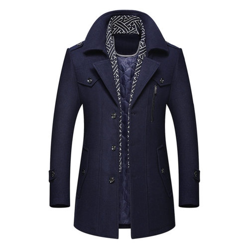 Winter Scarf Detachable Scarf Jackets Men&
