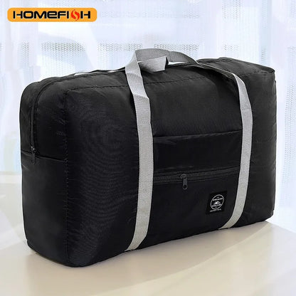 Foldable Large Capacity Travel Duffel Bag Portable Carry On Boarding Luggage Clothes Storage Handbag for Travel Moving Picnic