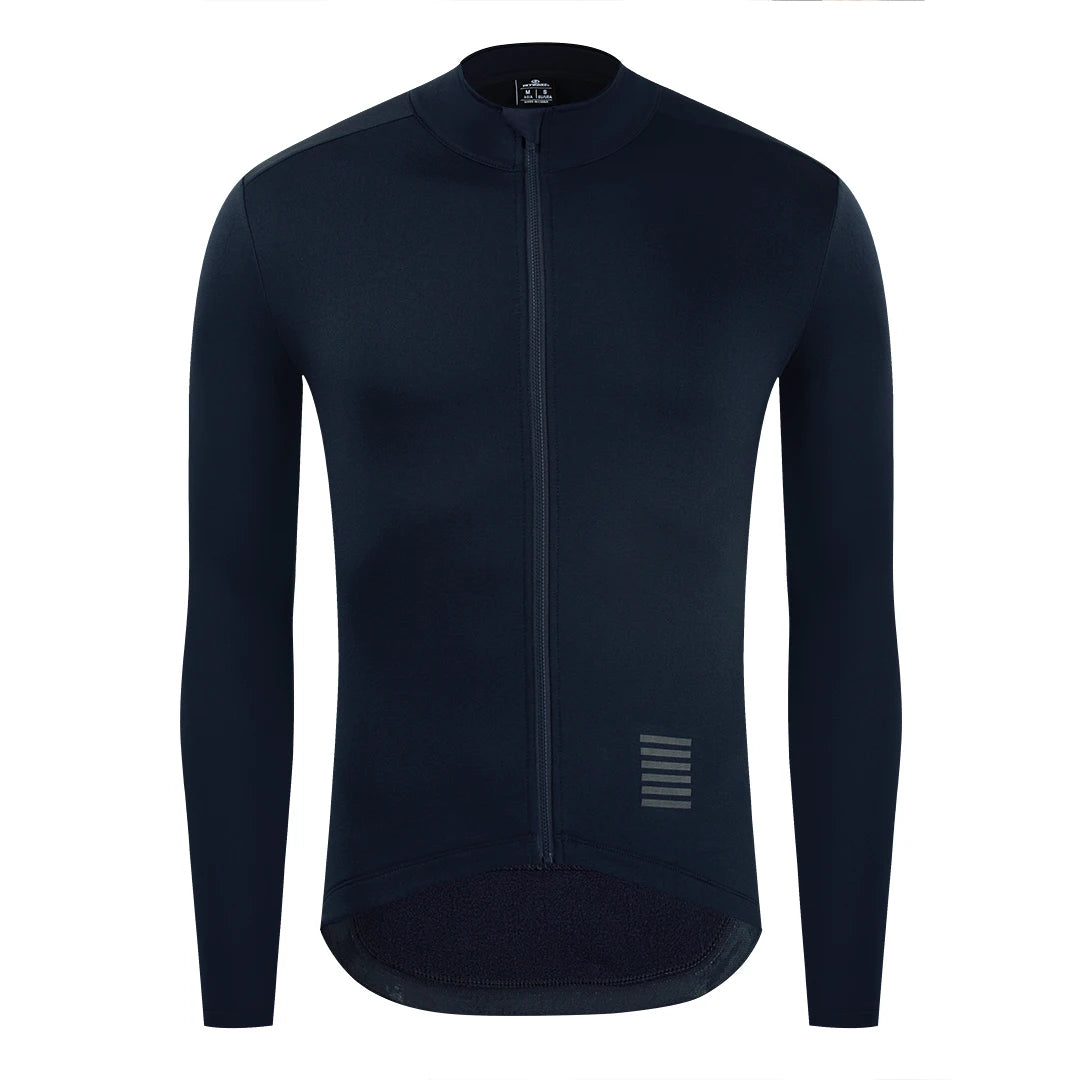 YKYWBIKE Men's Cycling Jersey Winter&Autumn  Long Sleeve Thermal Fleece lining Bicycle Warm Jacket Road Bike MTB Clothing
