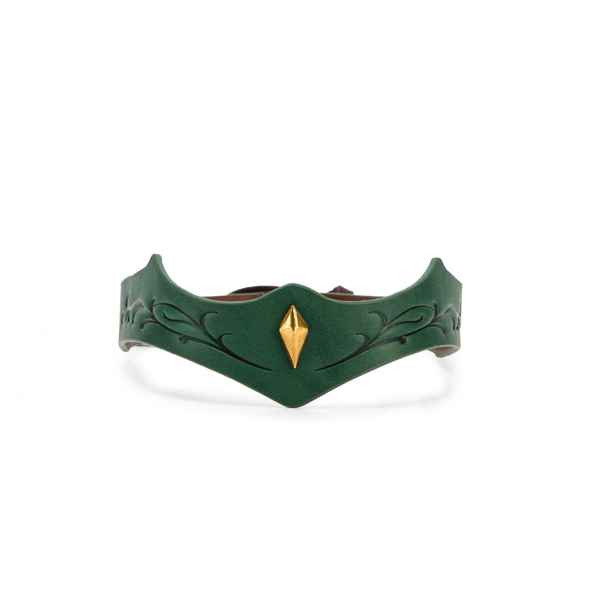 Vintage Medieval Renaissance Crown Adjustable PU Leather Headband Viking Headpiece Halloween Cosplay Accessory