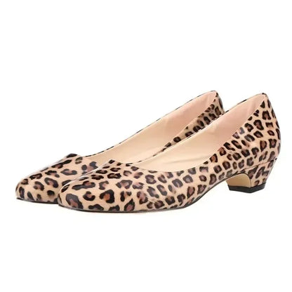 Women Wedge Pumps Autumn Casual Comfort Dress Round Toe Shallow Thick Low High Heels Office Slip-on Patent Leather Wedding Shoes
