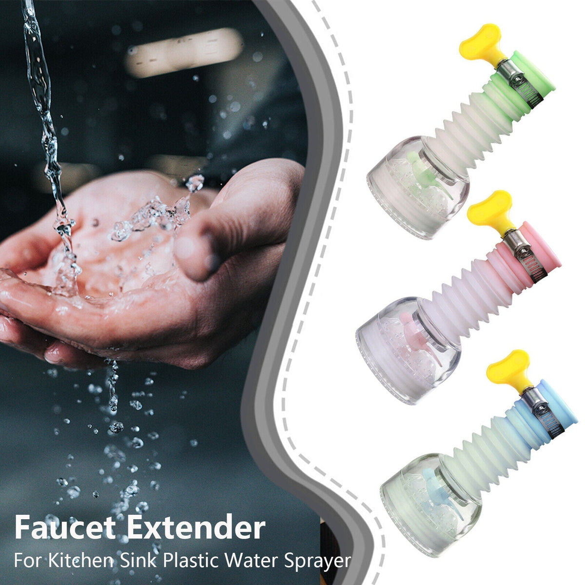 360° Kitchen Tap Extender