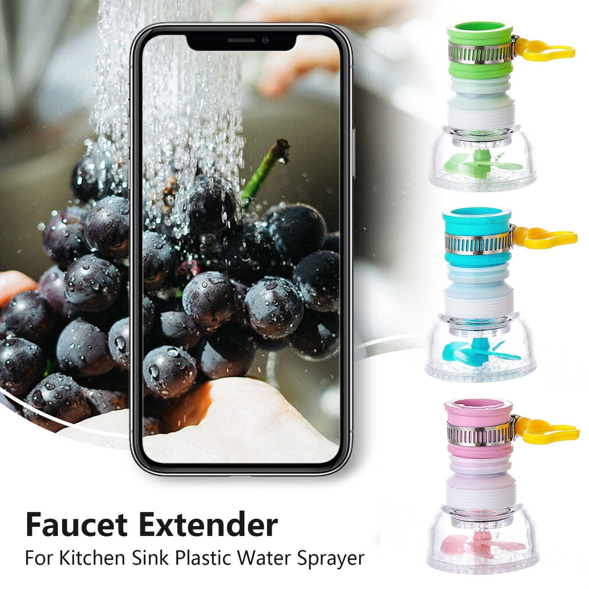 360° Kitchen Tap Extender