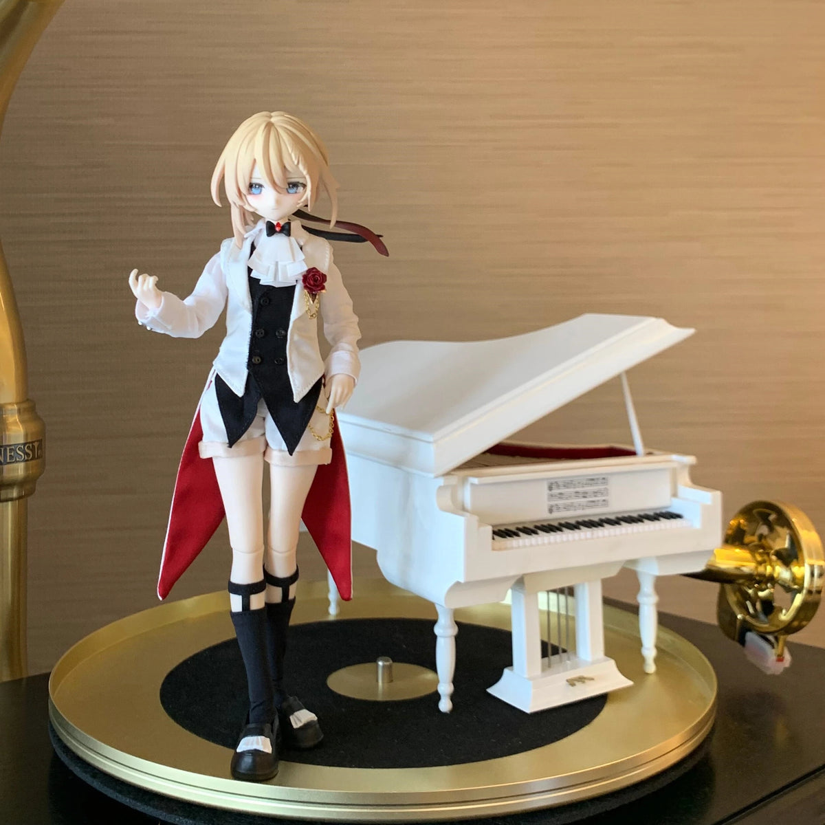 Genuine Good Night Ojosama Series Rose Butler Special 1/6 Action Figure Bjd Hang Card Doll Model Desktop Decoration Collect Gift