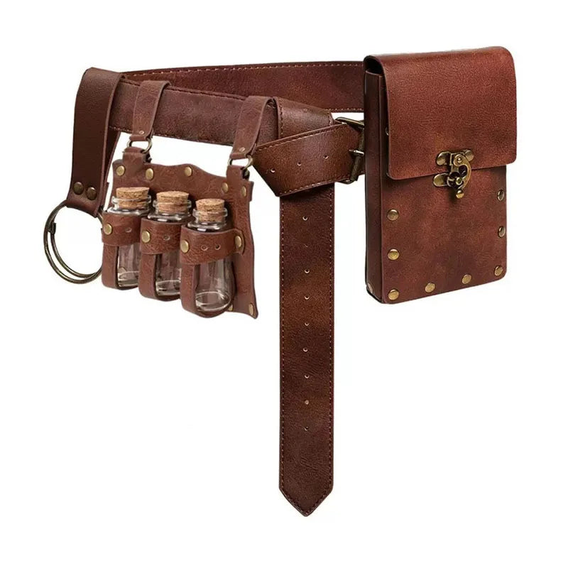Medieval Viking Accessories Set Retro Steampunk Costume Props Halloween Cosplay LARP Party Role‑Playing Supplies For Men Women