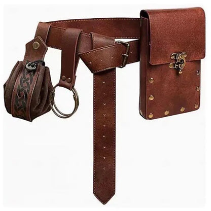 Medieval Viking Accessories Set Retro Steampunk Costume Props Halloween Cosplay LARP Party Role‑Playing Supplies For Men Women