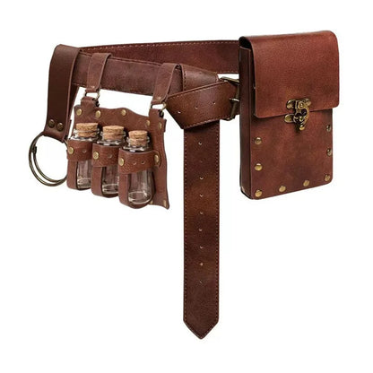Medieval Viking Accessories Set Retro Steampunk Costume Props Halloween Cosplay LARP Party Role‑Playing Supplies For Men Women