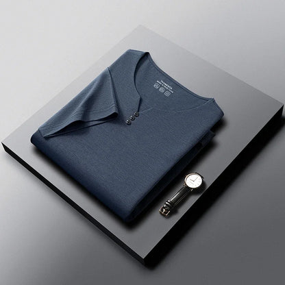 Mens Henley Neck T Shirts Short Sleeve Casual Soft Breathable Comfortable Fashion Tops for Men Daily Wear Summer Streetwear