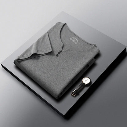 Mens Henley Neck T Shirts Short Sleeve Casual Soft Breathable Comfortable Fashion Tops for Men Daily Wear Summer Streetwear